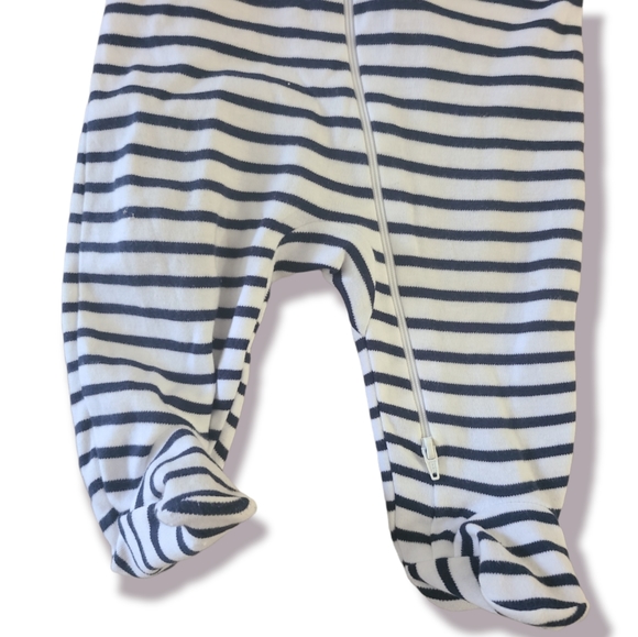 Infant Stripe Elephant Footsie - Picture 6 of 7